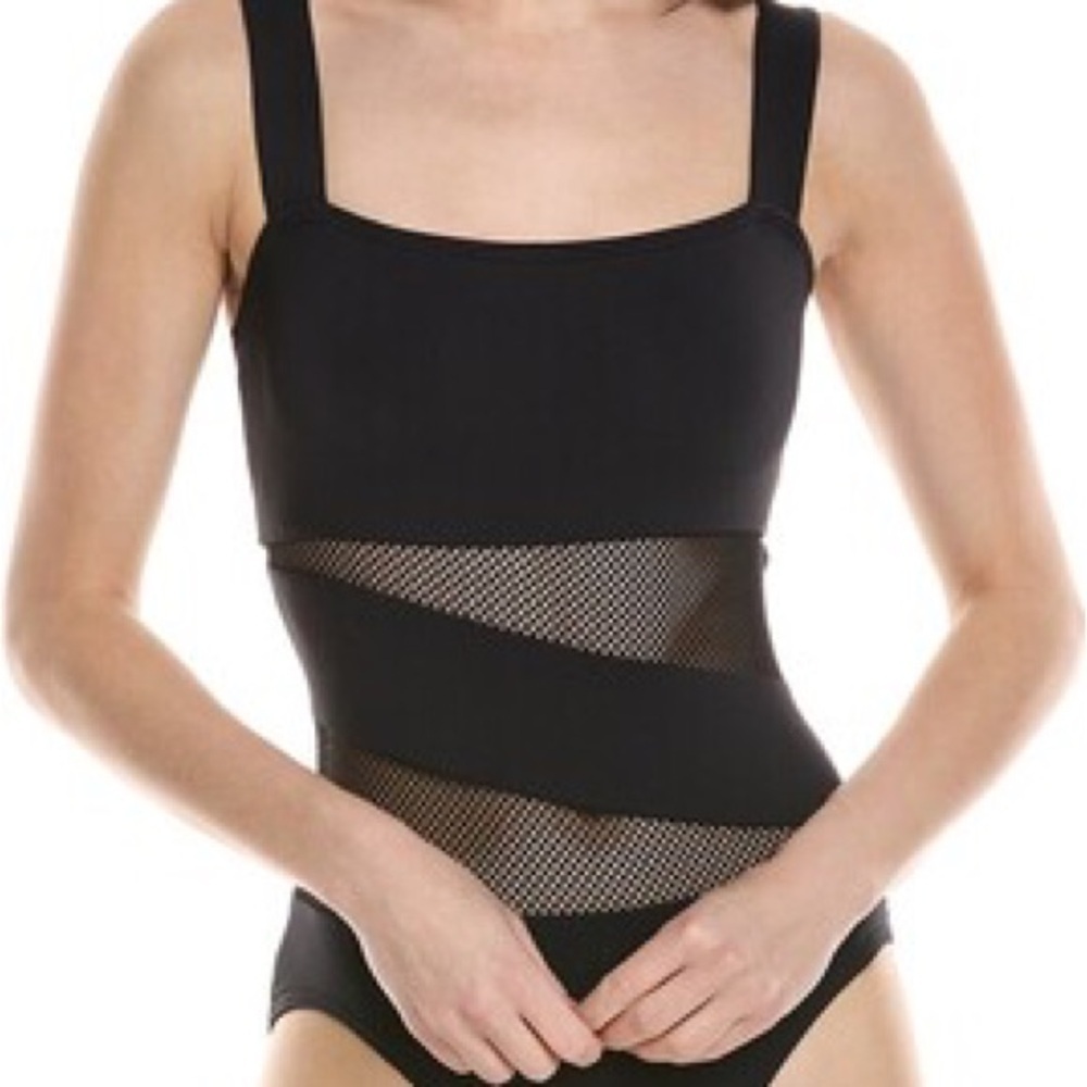 Carmen Marc Valvo Black Mesh One Piece Bikini
SwimSuit 10